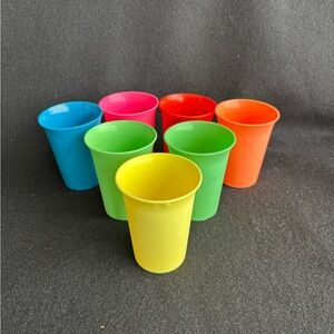 Vintage Tupperware Bell Tumblers - Set of 7